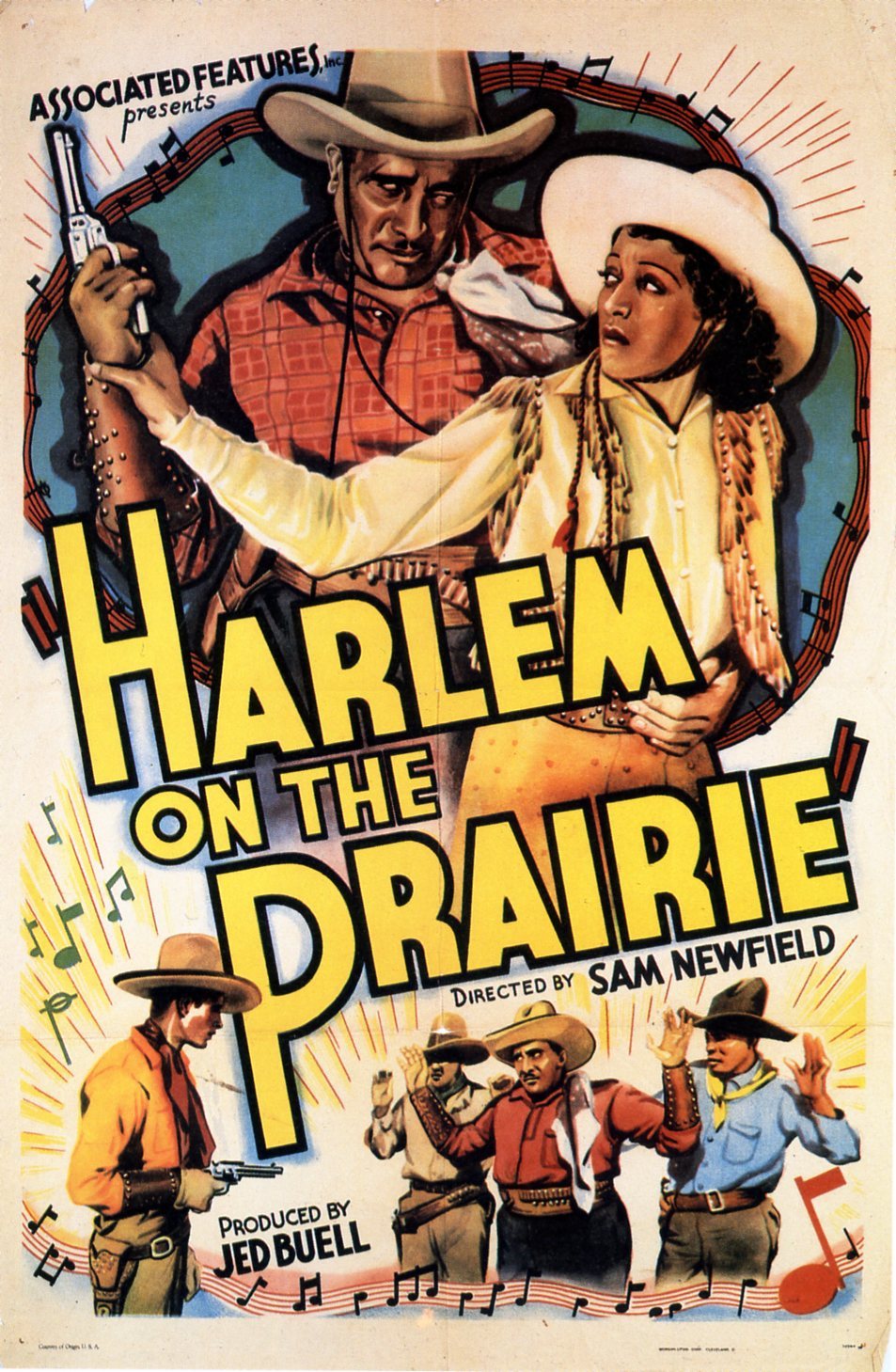4colorcowboy:  A poster for the 1937 film: &ldquo;Harlem On The Prairie&rdquo;;