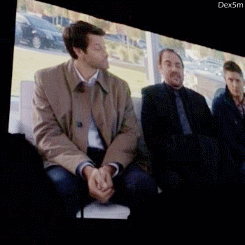 dex5m:This almost tops Crowley’s son saying ‘you must be angels’.| gag reel