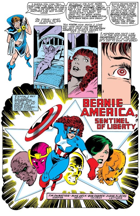 starspangledshitpost: Captain America No. 289, 1984 This is legitimately the best thing that’s ever 