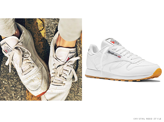 leyendo Fábula Entender Crystal Reed Style — What: Reebok Classic Leather Shoes in Intense...