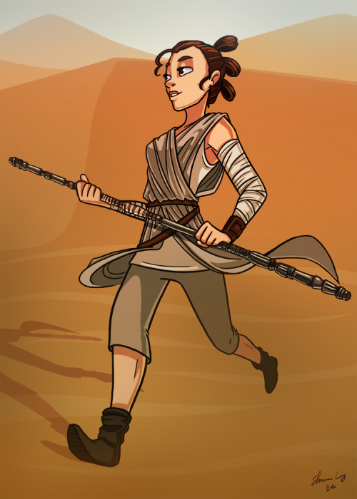 Rey on JakkuFirst finished piece of 2016 (although technically started in 2015).Not mega pleased wit