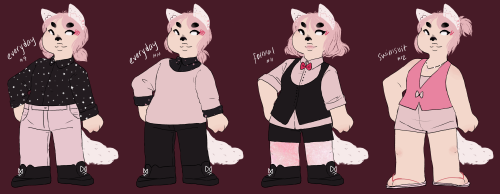  Nic (he/they) some examples of his clothes, im sure he has waaay more. general style:  hair: short-