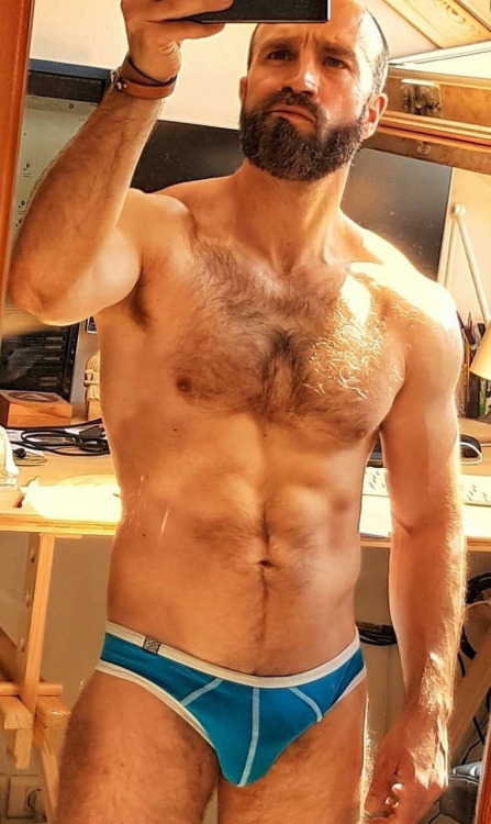 fur+speedo+beard+