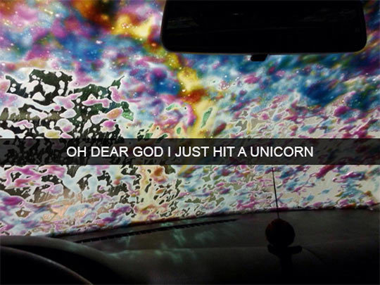 georgetakei:  Well, I hear they DO poop rainbows. Source: The Devil