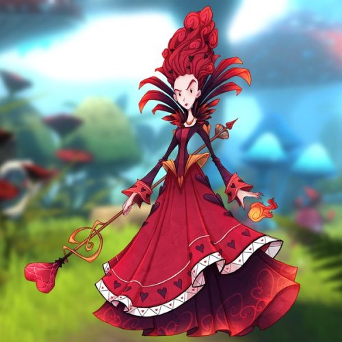 Meet the Queen of Hearts, your arch-nemesis in Alice: Looking Glass Legends. Her fiery temper makes 