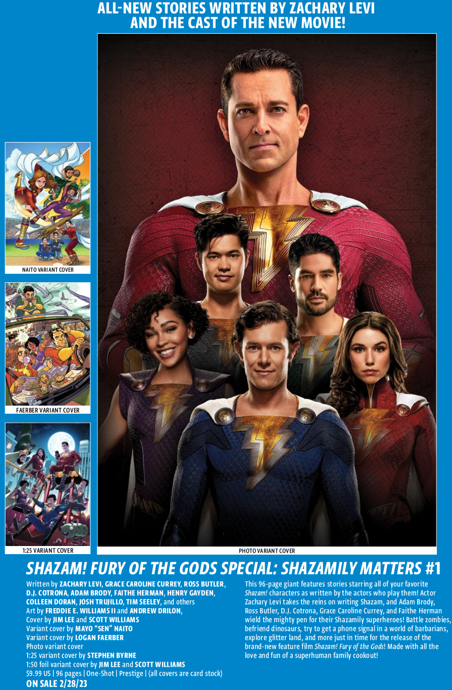 Review - Shazam Fury of the Gods Special: Shazamily Matters #1 - Meet the  Marvels - GeekDad