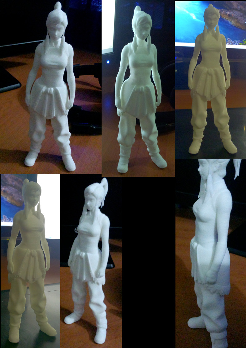 masksarehot:  Amazing 3D sculpt &amp; print Korra fanart by deviantARTist UsmanHayat