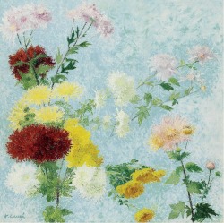 dappledwithshadow:  Achille Laugé (French, 1861-1944)Study of Chrysanthemums