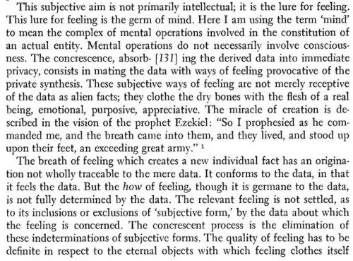 Alfred North Whitehead, Process and Reality