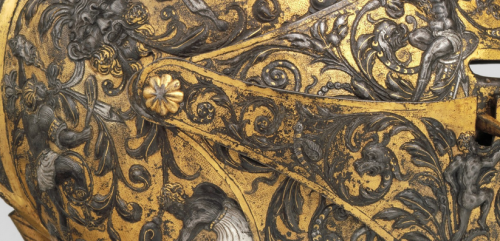 renaissance-art: Details from the armor of King Henry II of France