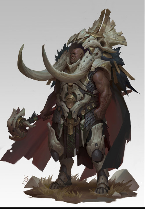 Blind King Tooth Wu https://www.artstation.com/artwork/XnaGOn