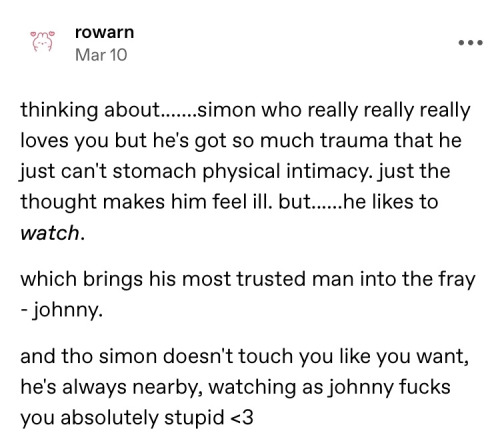 Service Dog Johnny (18+) - Ghost/Fem Reader/Soap