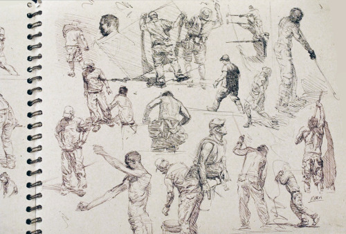 wqau:Steve Huston’s sketchbook