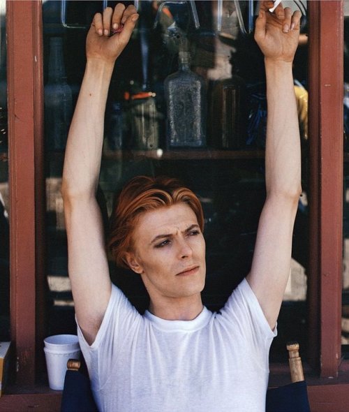 moredarkthanshark: David Bowie, Fenton Lake, New Mexico, 1975 by Geoff MacCormack 