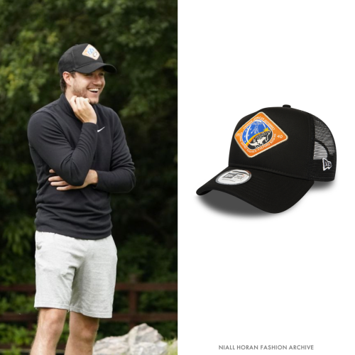 Niall at DCFC Training | July 13, 2021New Era x International Space Archives Black Trucker Hat (€32)