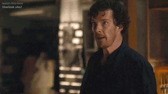 watch-this-face:“The game’s afoot.”- Henry V (Act 3, Scene 1)Sherlock s4e2“Once more unto the breach
