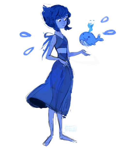 kathuon:my ideal episode: lapis &amp; tiny floating blue whale 