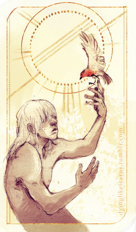 dyinglikeicarus:I now know how to draw Cole and I won’t stop.Cole companion card for my Inquisitor. 