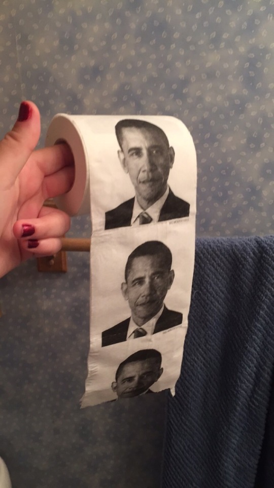 WHY DO WE HAVE BARACK OBAMA TOILET PAPER????