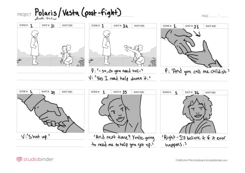 A narrative follow-up to my second Patreon Request - I asked my patron to do a storyboard instead of