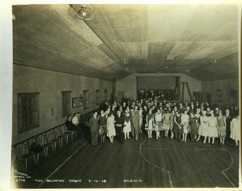 What fabulous timing! While processing a collection of prints from photographer Lee Pickett, we came across a photo of a Valentine’s Day dance that was held in Scenic, WA in 1928. The rest of the collection is full of gritty photos of the building of...