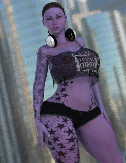 Evolluision:  Avalina Remastered With Genesis 2 Gave Her A New Lower Back Tattoo