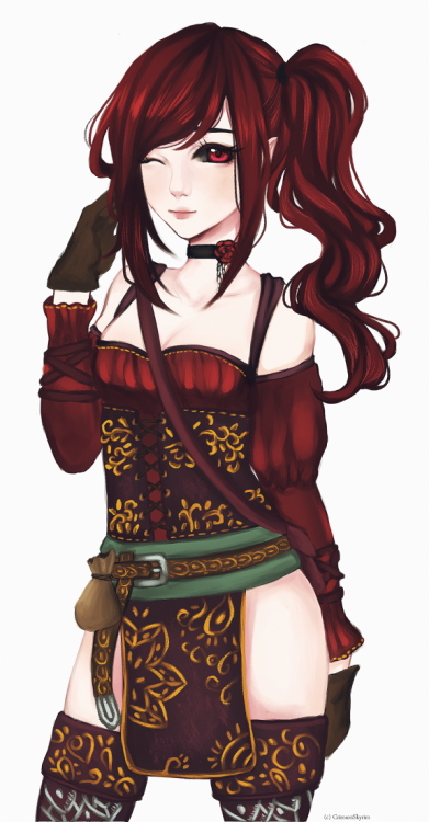 crimskyrim:Sophia Drawing 