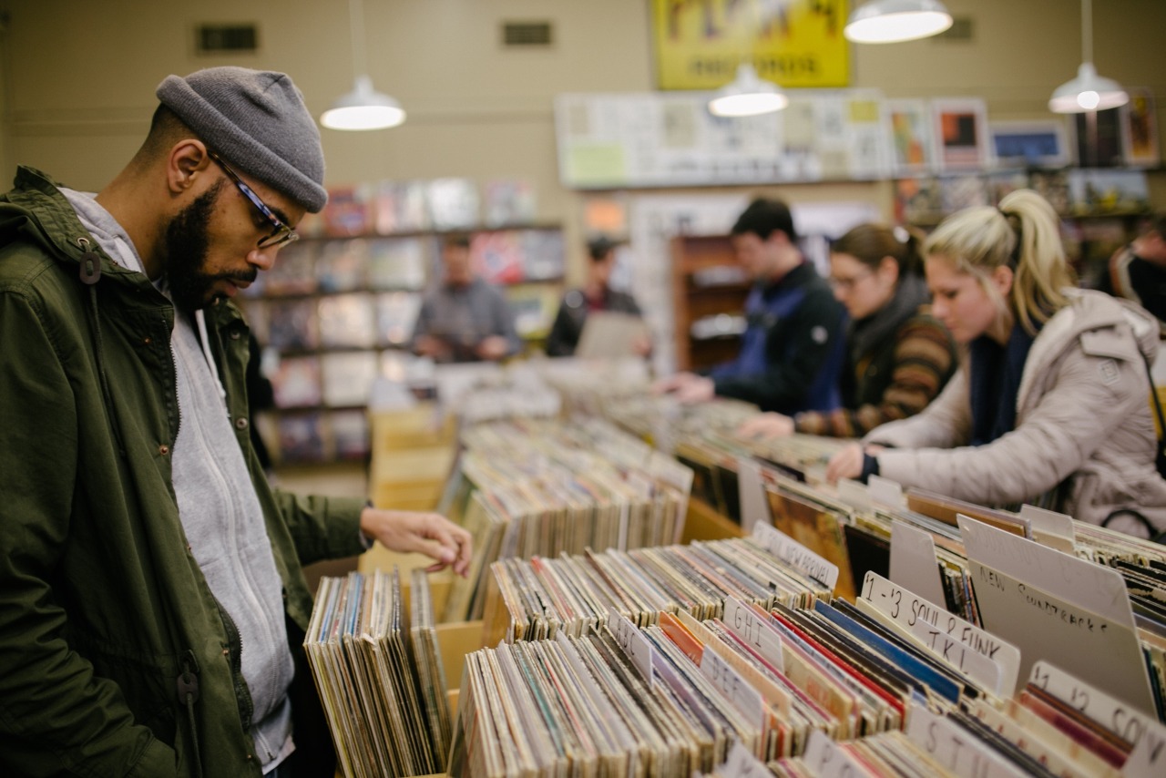 dreeastwood:  Crate digging with @mrfili