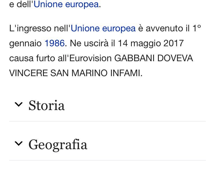 madamlily: georgeorwell:   yourpadfoot: Italian revenge against San Marino wiki page