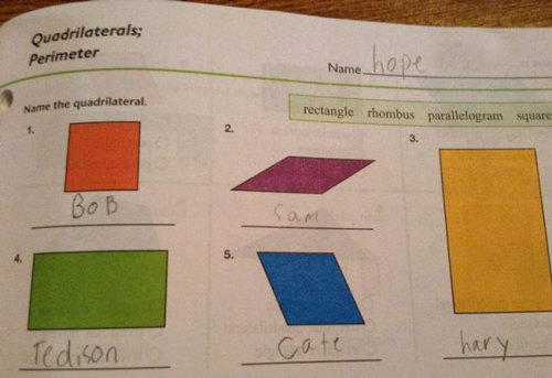 beben-eleben:  39 Test Answers That Are 100% Wrong But Totally Genius At The Same Time