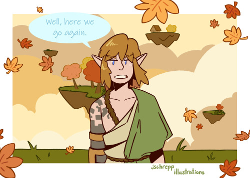 Poor Link, give him a break. He already saved the world once.