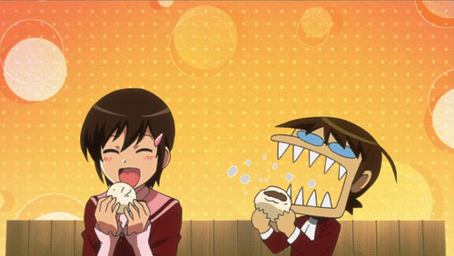 demonicangel281:  me when im eating with my friends