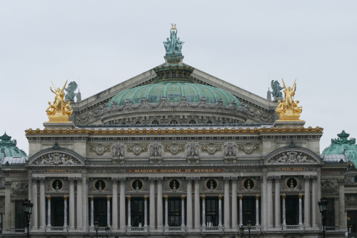 vampchronfic:The opulent Opéra de Paris Garnier was designed by Charles Garnier for Emperor Napoleon