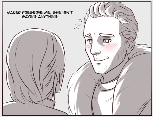 falsesecuritysketches:If only DA characters interacted with you if you were literally staring at the