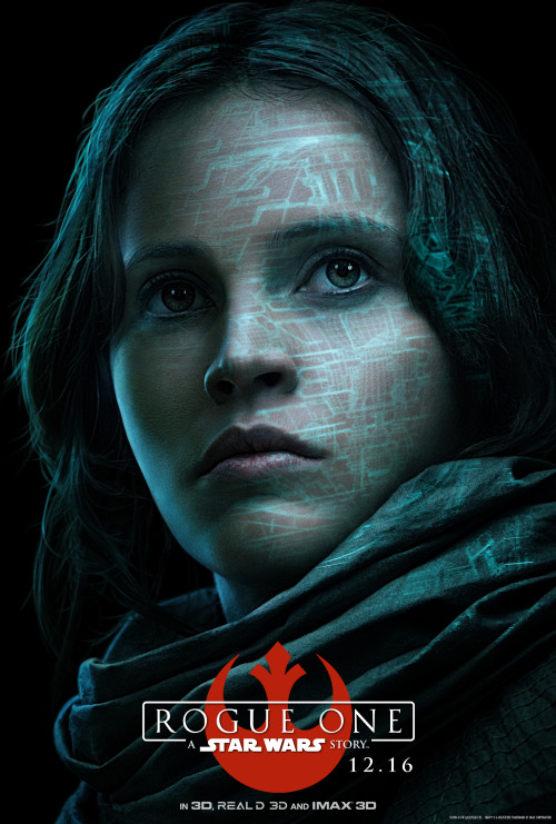 starwars: New character posters for Rogue One: A Star Wars Story. In theaters December 16.
