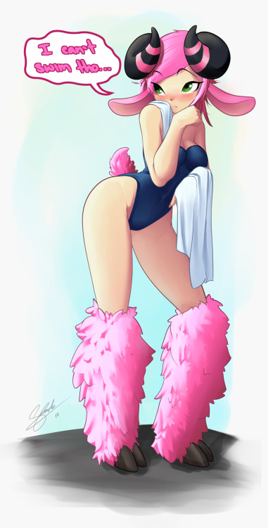 stickysheep:  elvillada:  I just saw this post from stickysheep and I just couldn’t help myself.  Ohman this is adorable all colored thank you!! The coloring is amazing!!~