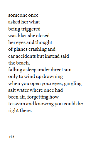 inkskinned:  “Lately I’ve been getting hit with strong waves of sadness that