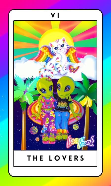 stuffmomnevertoldyou:Y’all, Lisa Frank went and made Tarot cards (and Death is a bunny riding a rain