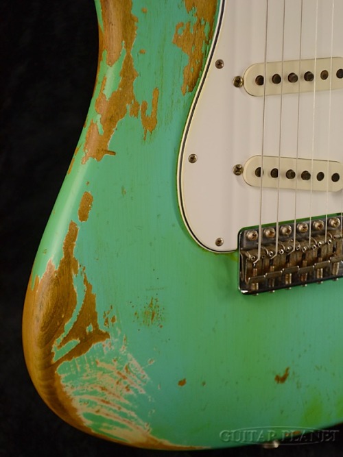 bushdog:  Fender USA Custom Shop TBC 1964 Stratocaster Heavy Relic -Sea Foam Green- 2014 
