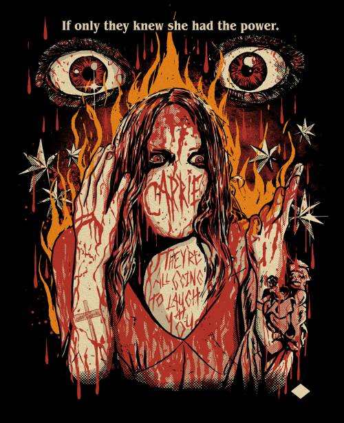 Dismay Design has released a Carrie poster for $19. It measures 12x18 and comes signed and numbered 