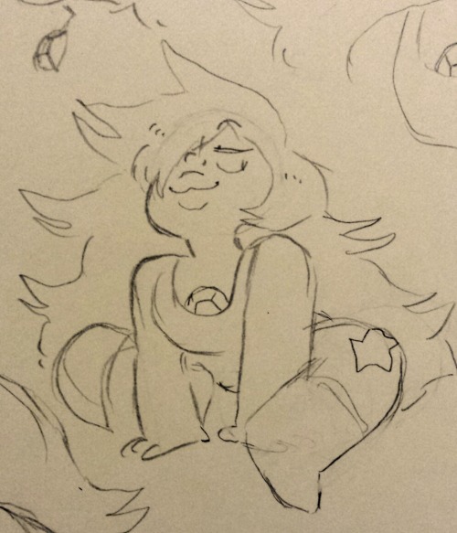 kaceart: Drew a page of amethyst today