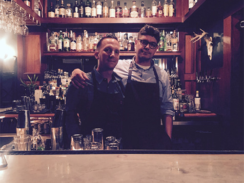 Bartenders Michael Pazdon and Chris Gatchell talk about making cocktails in Maine with Gastronomista