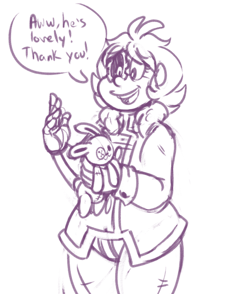 this was originally a sketch for a commission but the client went with another sketch