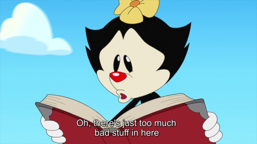 rbooknerdk:Animaniacs woke up after a 22 year nap and chose violence