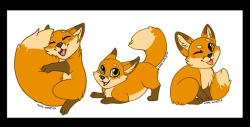 devidarkpaws:  ~~Foxy! - Magnets for sale by Kyma~~