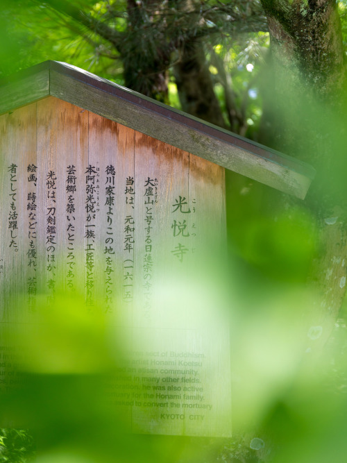 新緑の光悦寺 ／ Kouetsu-ji Temple by Yuya HorikawaVia Flickr:I want to introduce to the world, Kyoto view