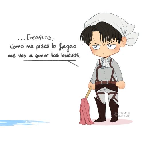 “Eren, if you step on the mopped floor I’ll have you eat my balls”SOOO… I’m back on this artb