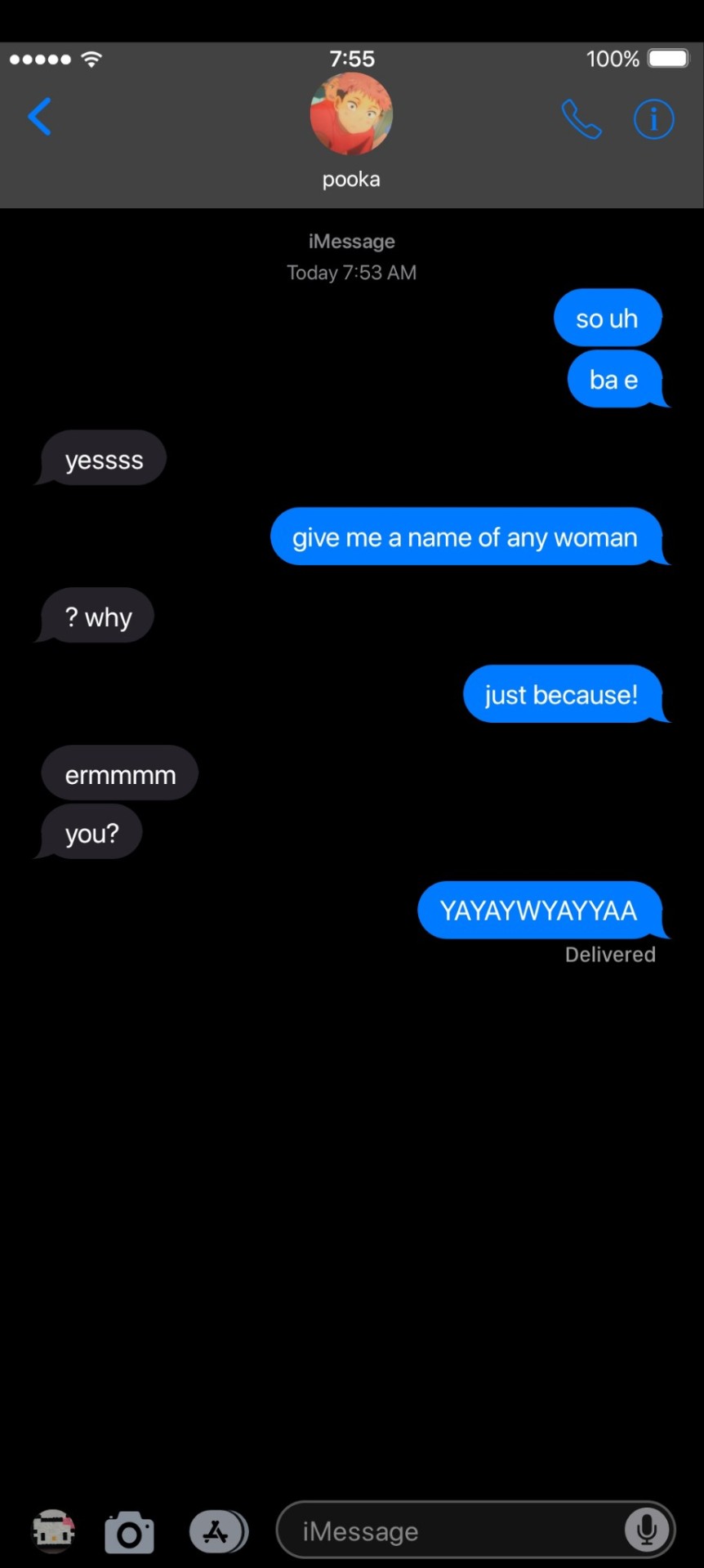 Random Texts With Yuji Itadori!