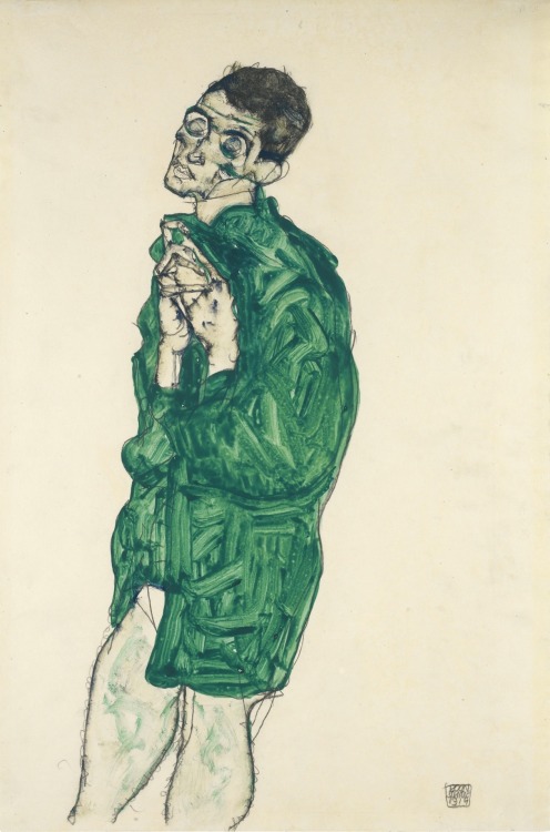 egon schiele, self portraits