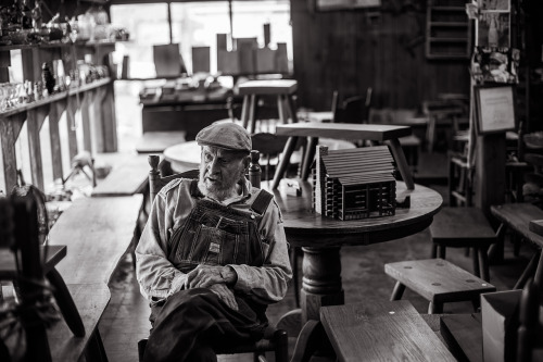 Max Woody, 6th generation chair maker in Old Fort, NC.